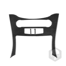 Center Console AC Switch Panel Cover Trim For Ford Focus 08-11 Real Carbon Fiber