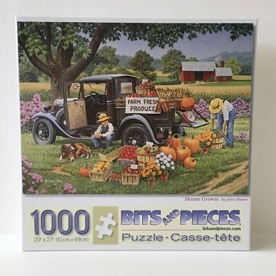 Bits and Pieces Jigsaw Puzzle - Home Grown by John Sloane - 1000 pieces