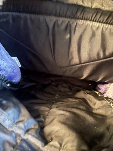 Purple/Black THE NORTH FACE Hiking Trekking Back Pack w/ Padded Back - 24" High - Picture 14 of 15