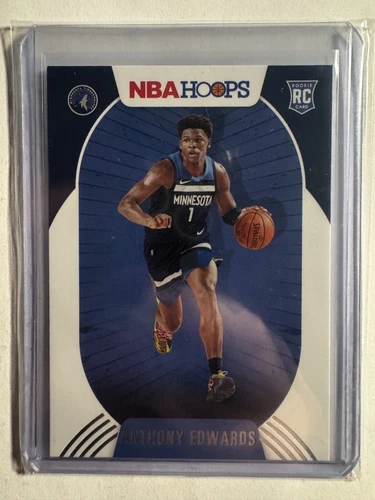 K283,241 - 2020-21 Hoops #216 Anthony Edwards RC