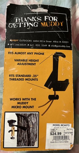 MUDDY CAMERA PHONE HOLDER - HUNTING ACCESSORY - MCA075 - Picture 2 of 5
