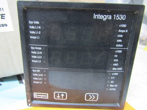 🔥NEW CROMPTON INTEGRA 1530 DIGITAL POWER METER INT-1534-M-5-M-110 - Picture 3 of 13
