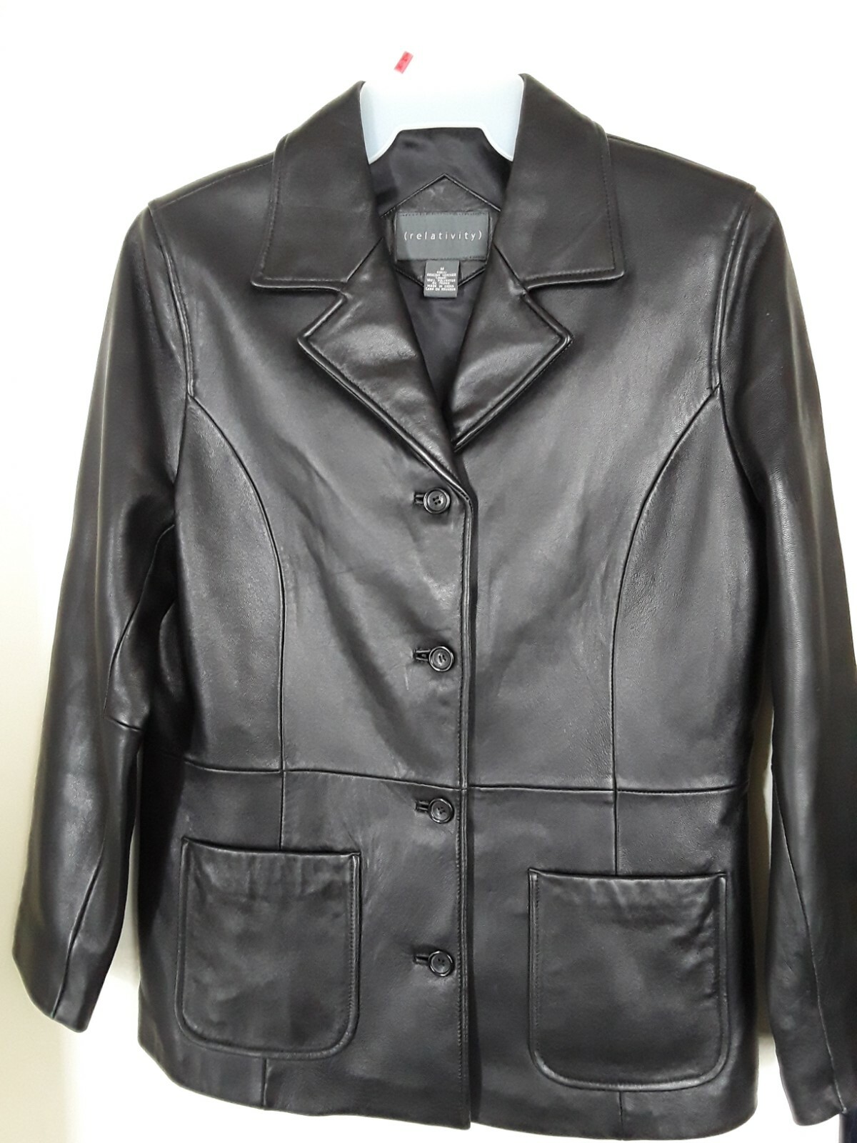 Relativity Women's Leather Jacket Size 