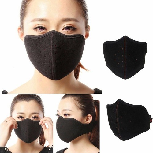 Winter Fleece Ski Face Mask Cycling Windproof Cold Weather Mask for Women Men US - Picture 2 of 30
