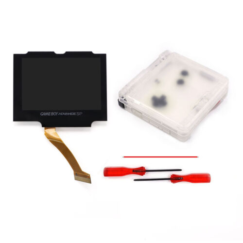 Gameboy Advance SP IPS V5 Laminated Screen Kits 720x480 Retro Pixel With Shell - Picture 34 of 56