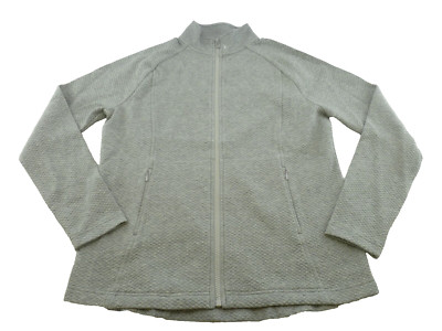NEW Ladies North End Spirit Textured Full Zip Jacket-XS, Gray (NE725W)