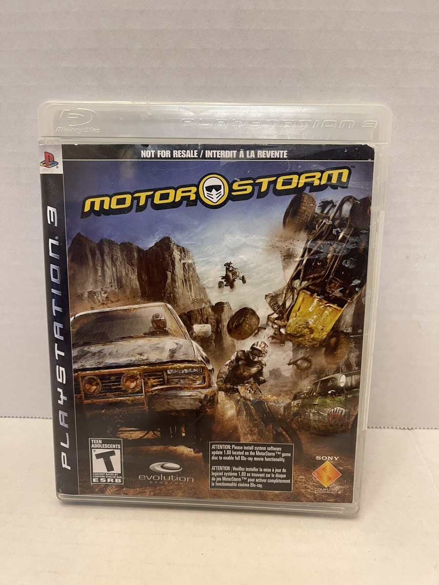 MotorStorm for Sony Playstation 3, PS3 Not For Resale Version