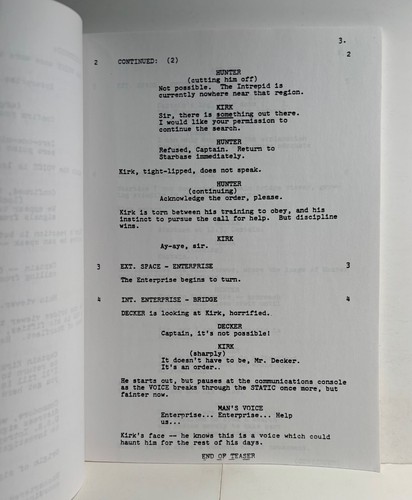 Star Trek Phase II "Deadlock" Unproduced TV Series Script Jan 1978 David Ambrose - Picture 7 of 15