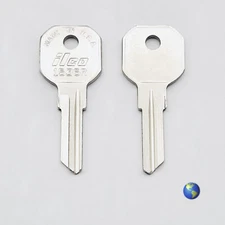 1536R Key Blanks for Various Products by Hurd (2 Keys)