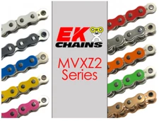 EK MVXZ2-530 MOTORCYCLE CHAIN 130 LINKS TENSILE STRENGTH 9300 lbs NATURAL