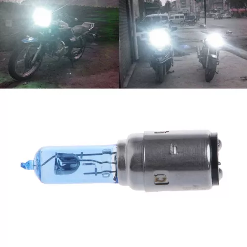 Motorcycle Headlight Bulb 20W ATV Scootor BA20D H6 Socket Fog Lamp Moped 12V