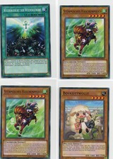 Yu Gi Oh Boykottwolle - FLOD-DE035 + 3 Short Prints -  Flames of Destruction