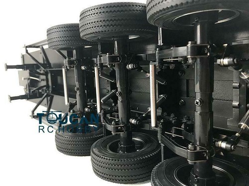 TOUCANRC RC Chassis Flatbed Semi Trailer for Tamiya 1/14 Tractor Truck Vehicle - Picture 4 of 5