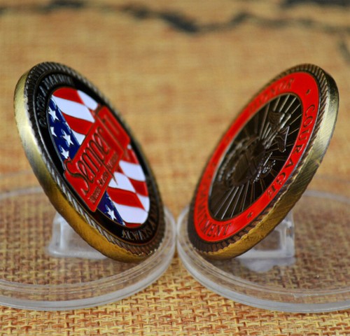 10PZ A MARINE ALWAYS A MARINE US Challenge Moneta da collezione Semper Fi militare - Foto 7 di 11
