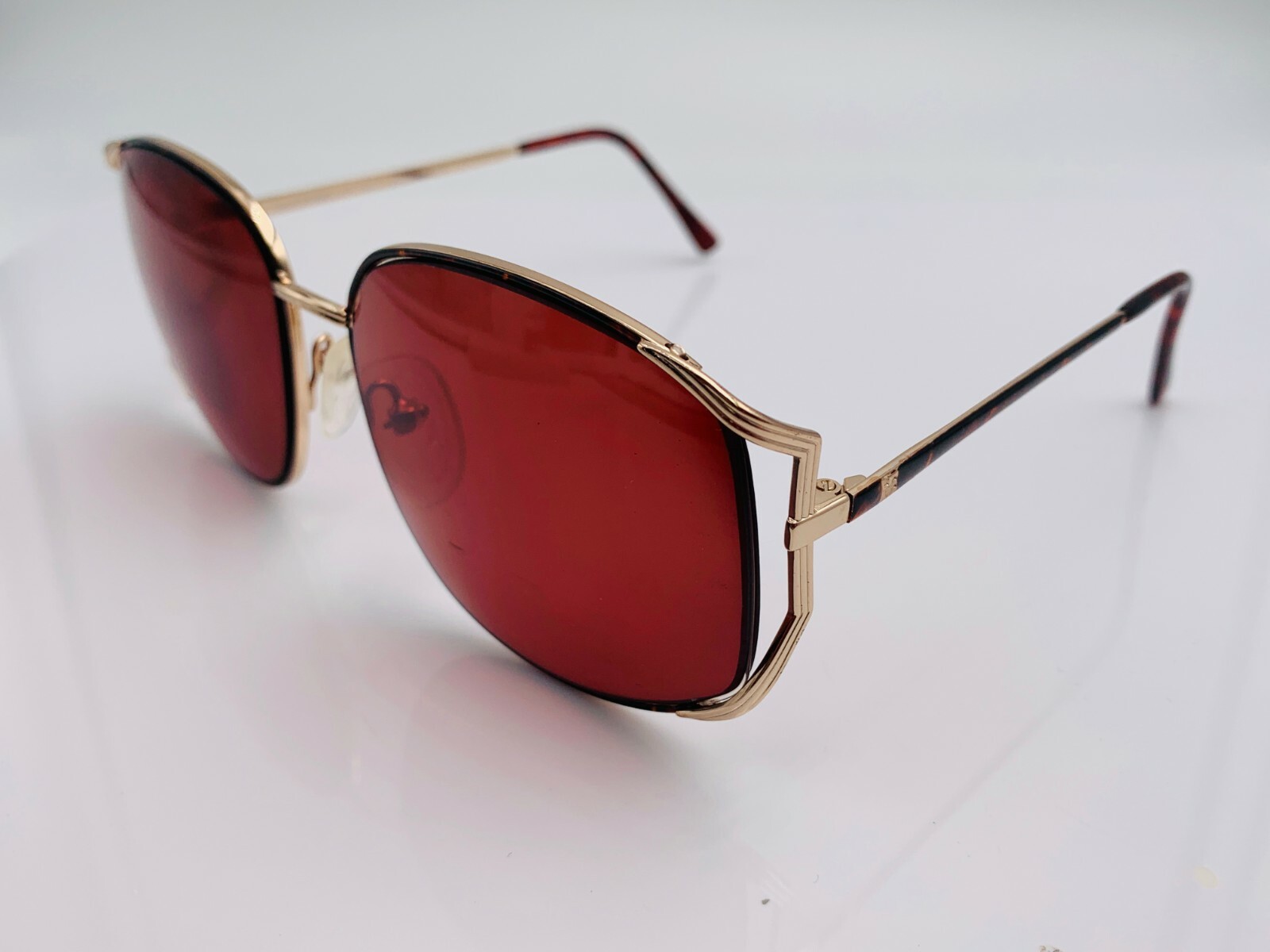 Vintage Harve Benard Ambassador Tortoise Gold Oval Sunglasses Japan FRAMES ONLY