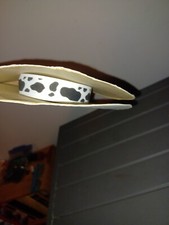 Cow Spots Print 7/8" Grosgrain Ribbon 10 Yards