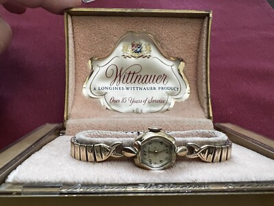 Longines, Wittnauer Swiss Made Mechanical Gold Ladies Watch with Original Box Longines wittnauer box - Gem main image 2