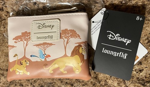 LOUNGEFLY Disney KÖNIG DER LÖWEN Münzbeutel & faltbare Tragetasche SET; exklusiv! NEU - Bild 7 von 7
