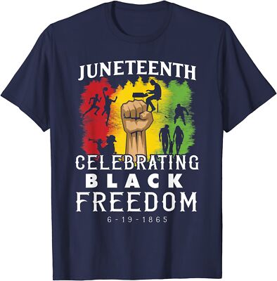 Juneteenth Celebrate Black Freedom Proud Fist Unisex T-Shirt