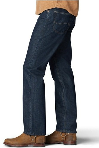 Men's Lee Relaxed Fit Straight Leg Blue Jeans Variety Color and Size NWT - Picture 9 of 11