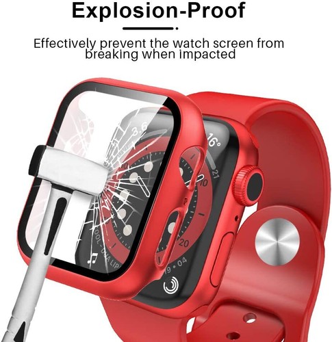Pour Apple Watch Series 5/6/7/8/SE étui iWatch protection d'écran 38/40/41/42/44/45 - Photo 21 sur 30