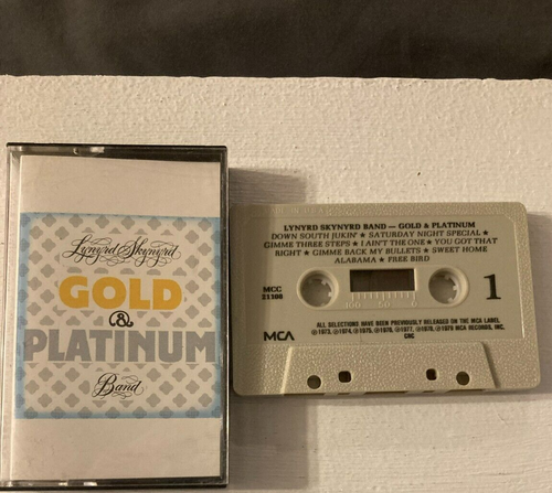 Lynyrd Skynyrd Band – Gold & Platinum Cassette 1980 MCA Records –