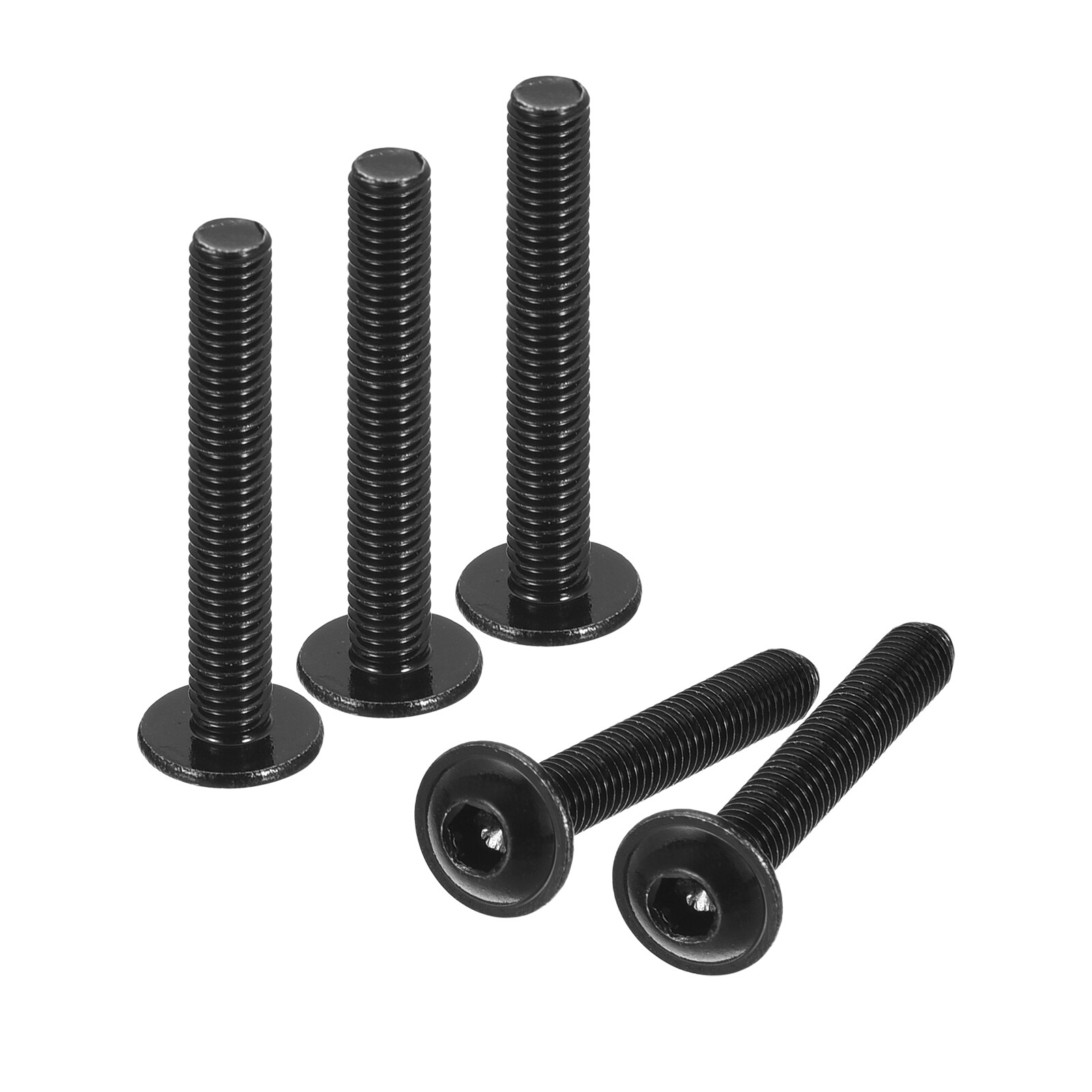 Flanged Button Head Socket Cap Screws, 50pcs M3x20mm 304 Stainless Steel Bolts