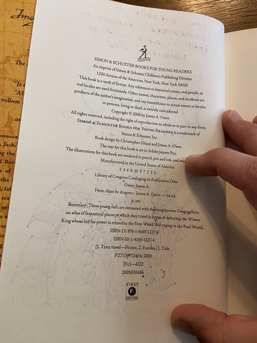 SIGNED Here, There Be Dragons By James A Owen 1st Edition 1st Printing 2006 HC - Picture 3 of 12