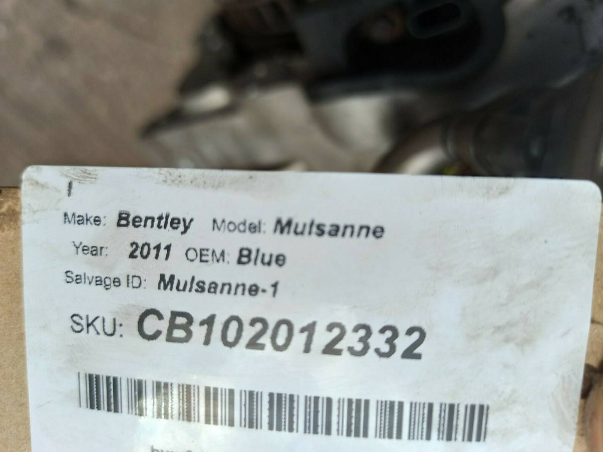 BENTLEY MULSANNE 2010-2016 505hp Right Secondary Air Control Valve 