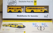 Brekina Serie 7 H0 MAN MKN 630 Postbus mit Orion- Personenanhänger Neu in OVP