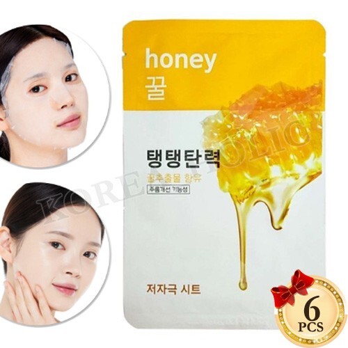 ETUDE Fresh Power Essence Mask 20ml #Honey 6pcs Fresh Natural Facial Mask Sheets - 第 1/17 張圖片