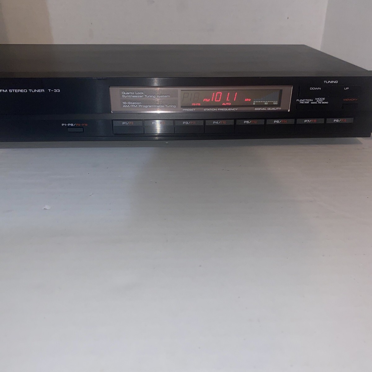 Yamaha T-33 Natural Sound AM FM Stereo Tuner | eBay