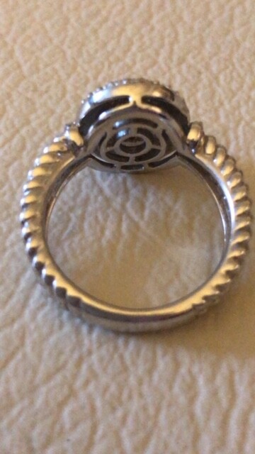 Affinity Diamond Sterling Silver Yellow Oval Shap… - image 3