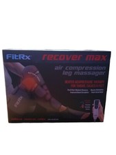 FitRx Recover Max Air Compression Leg & Foot Massager w/Heat Therapy, Travel Bag
