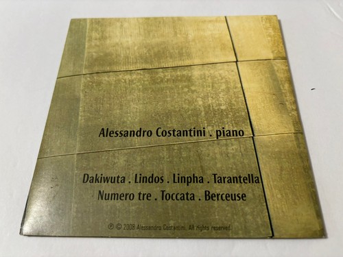 Alessandro Constantini Linpha CD Digipak Promo Only 7 Tracks Piano 2008 NEW - Imagen 3 de 3