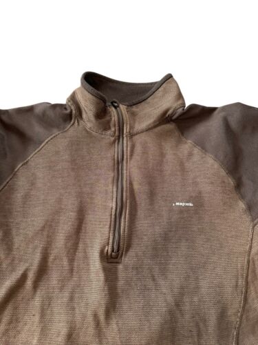 Patagonia Shirt Mens Medium Long Sleeve Lightweight 1/4 Zip Pullover Fleece - Picture 4 of 13