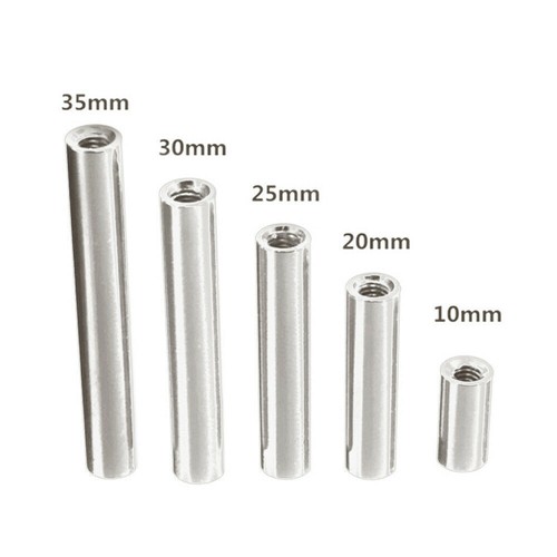 10 piezas M3 25 mm separador columna de aluminio redondo ligero espaciador perno sujetador - Imagen 23 de 23