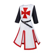 Men Medieval Top Renaissance Templar Tunic Tops Vintage Crusader Knights Mens