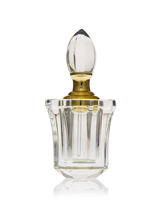 Crystal Bottle 12ml by Arabian Oud Refillable Exquisite Perfume/Attar/Itr  bottle