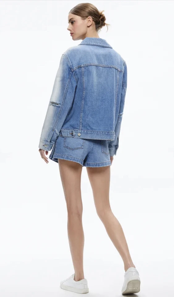 Chaqueta vaquera Alice + Olivia talla mediana Foto 3 de 3