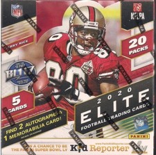 2020 Panini Football Donruss Elite Factory Sealed Hobby Box 1st Off Line FOTL