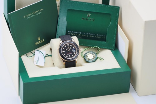 Rolex Yacht-Master 40 126655 Oysterflex 18k Rose | Full Set | 2022