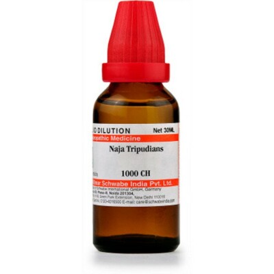 Willmar Schwabe India Naja Tripudians 1M (1000 CH) (30ml)