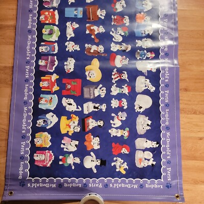 McDonald's Disney's 102 Dalmatians 8 Ft Heavy Gauge Vinyl Banner
