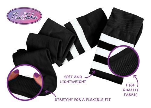 Over The Knee Thigh High 118 - 118 Referee Socks Cotton Rich Sox Girls UK 4-5.5 - Picture 34 of 76