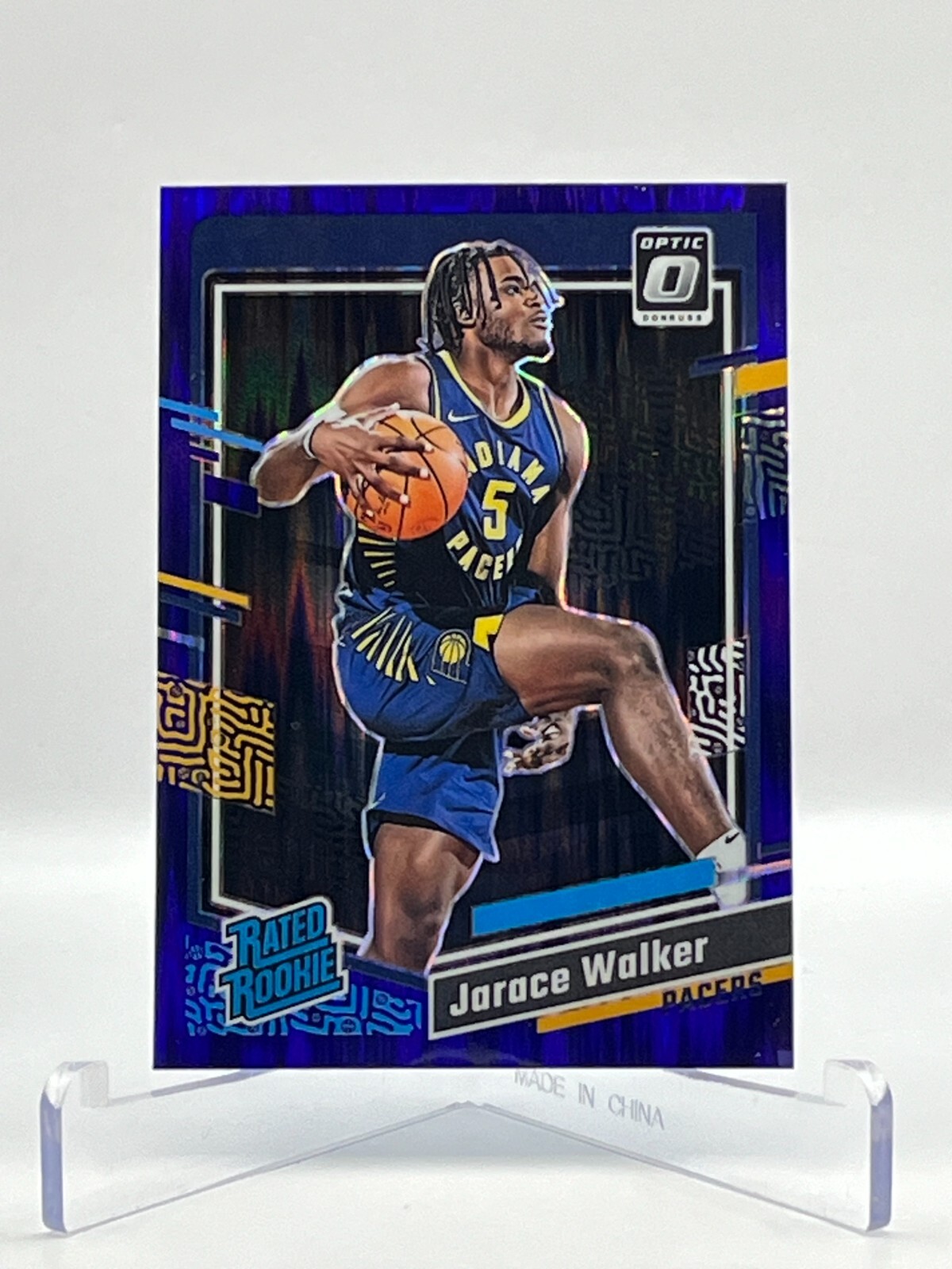 2023-24 Donruss Optic Rated Rookie 226 Jarace Walker Indiana Pacers Purple Shock