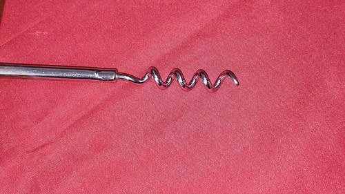 Vintage Bakelite Cork Screw Straight Pull Butterscotch Corkscrew Beautiful - Picture 4 of 16