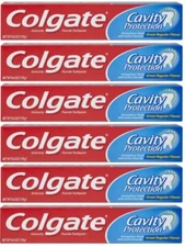 Colgate Cavity Protection Toothpaste with Fluoride, 6oz - 6 Pack