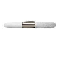 Endless Single White Leather Bracelet W/stainless Lock (7.48 Inch), 12108-19 on sale Endless Single White Leather Bracelet W/stainless Lock (7.48 Inch), 12108-19 on sale