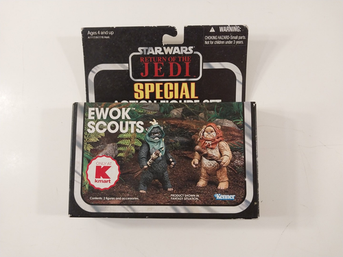 star wars Ewok Scouts Special Action Figures Set 2012 KMART EXCLUSIVE New
